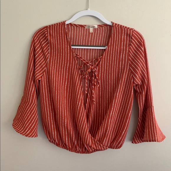 Tops - Rust orange top